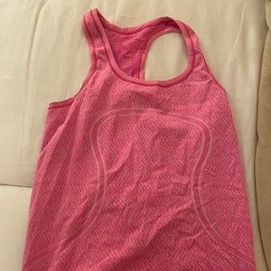 Pink Lululemon Swiftly Tech Tank